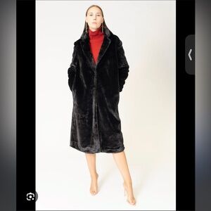 AREA STARS Patty Faux Fur Coat NWT